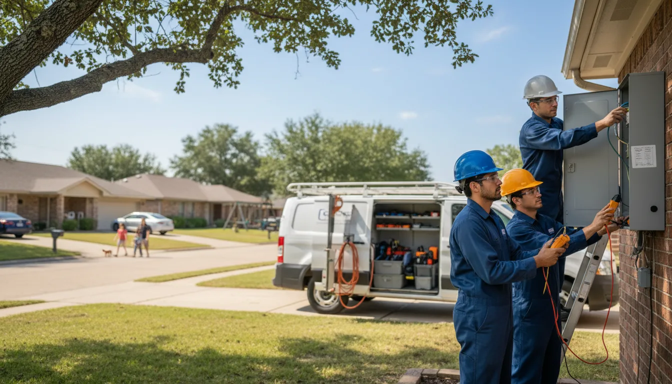 Certified electrician providing emergency electrical services in Cordova, TN
